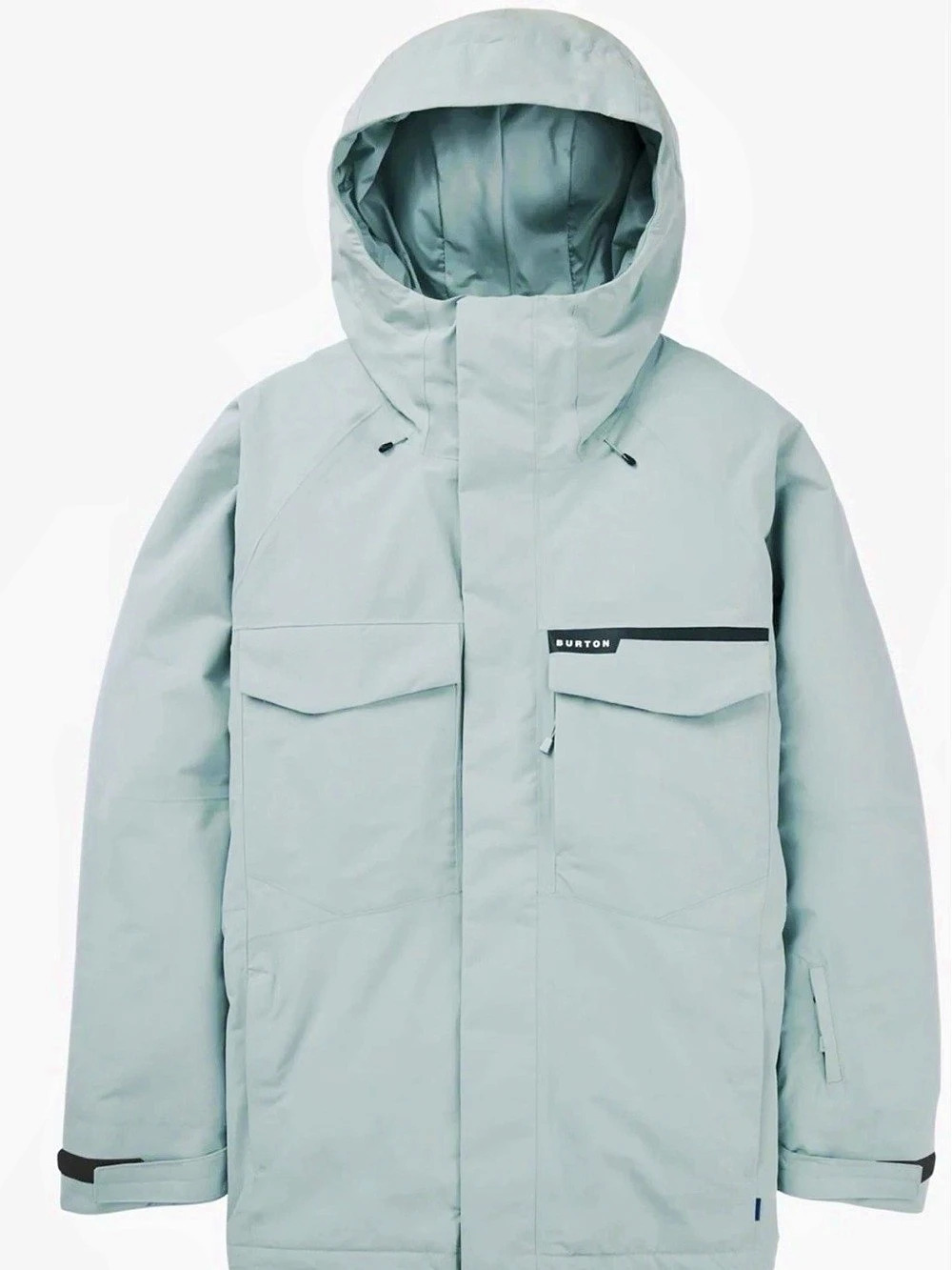 Burton Mens Small Covert 2.0 Snowboard Jacket Green Insulated Hooded NEW
